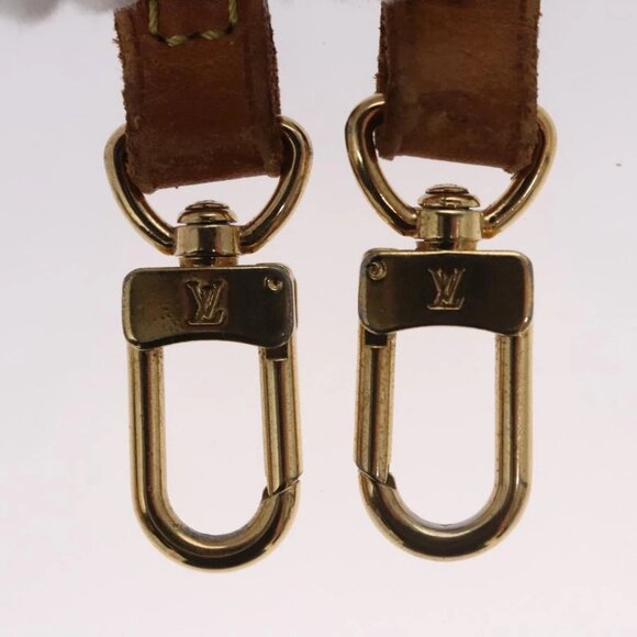 LOUIS VUITTON Shoulder Strap Leather 47.2"" Beige LV Auth 115737 - Picture 7 of 7